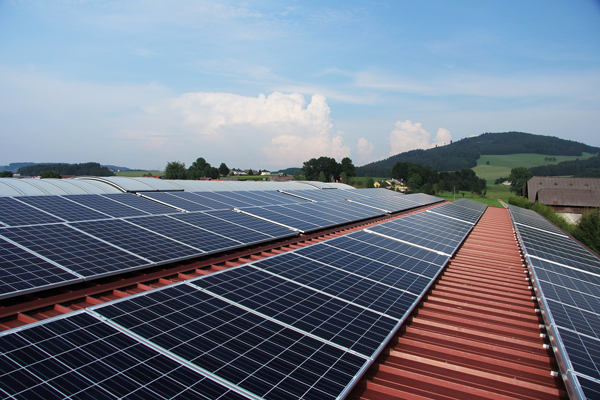 Renewable energy produced by solar panels built by Sumac