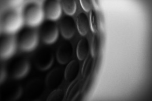 Sumac golf ball close up
